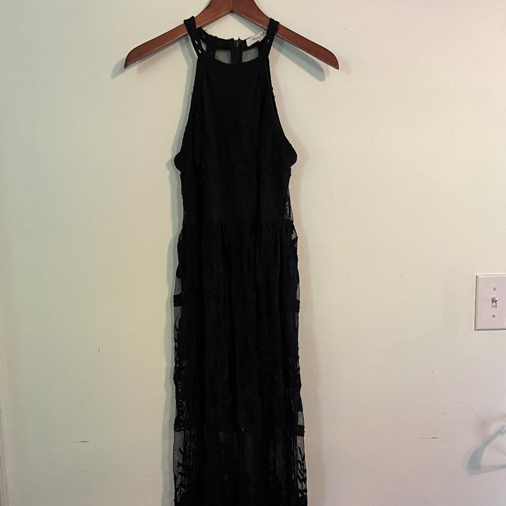 Honey Belle black lace dress